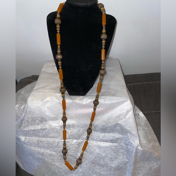 Vintage Amber Necklace - Picture 1 of 3